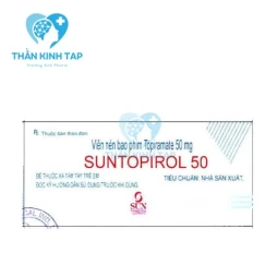 Suntopirol 50 - Thuốc điều trị động kinh, đau nửa đầu